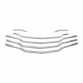 Coast To Coast Grille Insert - Chrome Plated ABS Plastic - IWCGI164