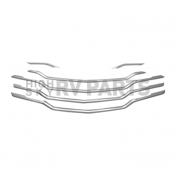 Coast To Coast Grille Insert - Chrome Plated ABS Plastic - IWCGI164
