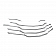 Coast To Coast Grille Insert - Chrome Plated ABS Plastic - IWCGI164