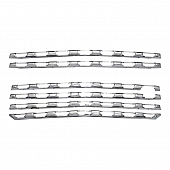 Coast To Coast Grille Insert - Chrome Plated ABS Plastic - IWCGI167