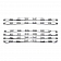 Coast To Coast Grille Insert - Chrome Plated ABS Plastic - IWCGI167