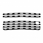 Coast To Coast Grille Insert - Black Gloss ABS Plastic - IWCGI167BLK