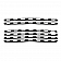 Coast To Coast Grille Insert - Black Gloss ABS Plastic - IWCGI167BLK