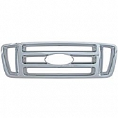 Coast To Coast Grille Insert - Chrome Plated ABS Plastic - IWCGI18