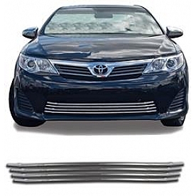 Coast To Coast Bumper Grille Insert Blade Chrome Plated Silver ABS Plastic - IWCGI200B