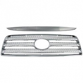 Coast To Coast Grille Insert - Chrome Plated ABS Plastic - IWCGI31