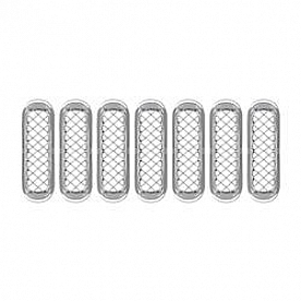 Coast To Coast Grille Insert - Chrome Plated ABS Plastic - ABS414