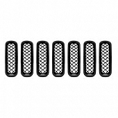 Coast To Coast Grille Insert - Black ABS Plastic - ABS6414B
