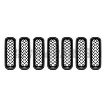 Coast To Coast Grille Insert - Black ABS Plastic - ABS6414B