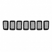 Coast To Coast Grille Insert - Black ABS Plastic - ABS6422B
