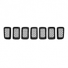 Coast To Coast Grille Insert - Black ABS Plastic - ABS6422B