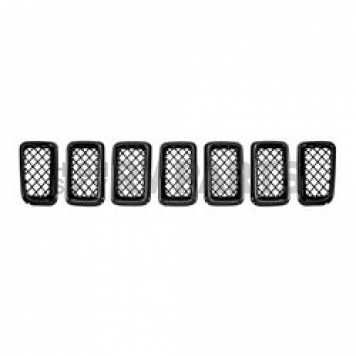 Coast To Coast Grille Insert - Black ABS Plastic - ABS6422B