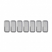Coast To Coast Grille Insert - Chrome Plated ABS Plastic - ABS439
