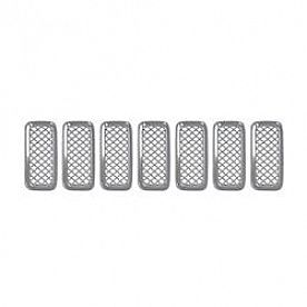 Coast To Coast Grille Insert - Chrome Plated ABS Plastic - ABS439