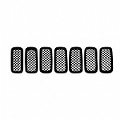 Coast To Coast Grille Insert - Black ABS Plastic - ABS6439B