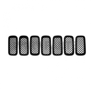 Coast To Coast Grille Insert - Black ABS Plastic - ABS6439B