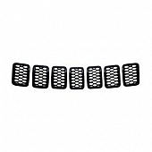 Coast To Coast Grille Insert - Black ABS Plastic - ABS6467B