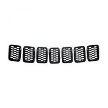 Coast To Coast Grille Insert - Black ABS Plastic - ABS6467B
