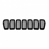 Coast To Coast Grille Insert - Black ABS Plastic - ABS6473B