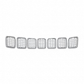 Coast To Coast Grille Insert - Chrome Plated ABS Plastic - ABS478