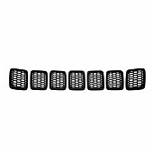 Coast To Coast Grille Insert - Black ABS Plastic - ABS6478B