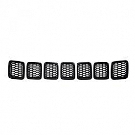 Coast To Coast Grille Insert - Black ABS Plastic - ABS6478B
