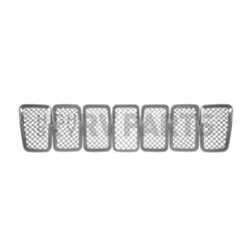Coast To Coast Grille Insert - Chrome Plated ABS Plastic - ABS485