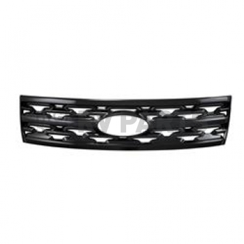 Coast To Coast Grille Insert - Black Gloss ABS Plastic - GI489BLK