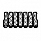 Coast To Coast Grille Insert - Black ABS Plastic - ABS6490B