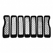 Coast To Coast Grille Insert - Gloss Black ABS Plastic - GI495BLK