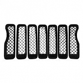 Coast To Coast Grille Insert - Gloss Black ABS Plastic - GI495BLK