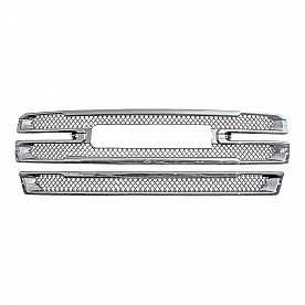 Coast To Coast Grille Insert - Chrome Plated ABS Plastic - IWCGI496