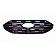 Coast To Coast Grille Insert - Black Gloss Plastic - IWCGI498BLK