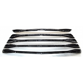 Coast To Coast Grille Insert - Black Gloss Plastic - IWCGI499BLK