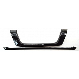 Coast To Coast Grille Insert - Black Gloss Plastic - IWCGI501BLK