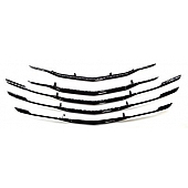 Coast To Coast Grille Insert - Black Gloss Plastic - IWCGI504BLK