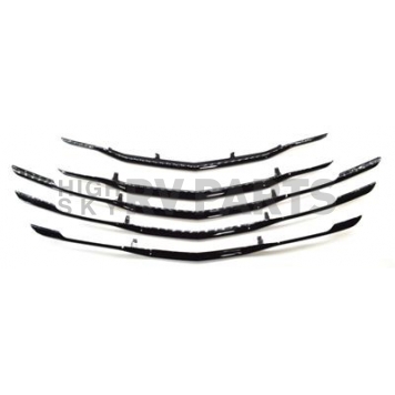 Coast To Coast Grille Insert - Black Gloss Plastic - IWCGI504BLK