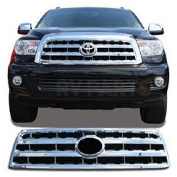 Coast To Coast Grille Insert - Chrome Plated ABS Plastic - IWCGI62