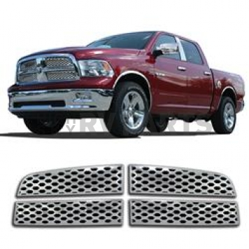Coast To Coast Grille Insert - Chrome Plated ABS Plastic - IWCGI74