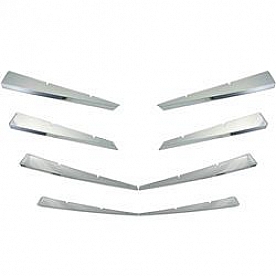 Coast To Coast Grille Insert - Chrome Plated ABS Plastic - IWCGI76