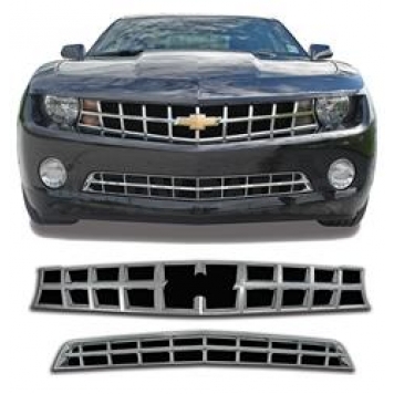 Coast To Coast Grille Insert - Chrome Plated ABS Plastic - IWCGI86