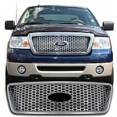 Coast To Coast Grille Insert - Chrome Plated ABS Plastic - IWCGI88