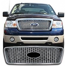 Coast To Coast Grille Insert - Chrome Plated ABS Plastic - IWCGI88