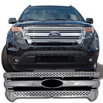 Coast To Coast Grille Insert - Chrome Plated ABS Plastic - IWCGI91