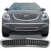 Coast To Coast Bumper Grille Insert Blade Chrome Plated Silver ABS Plastic - IWCGI93B