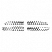 Coast To Coast Grille Insert - Chrome Plated ABS Plastic - IWCGI94
