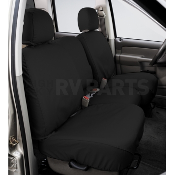 Covercraft Seat Cover Polycotton Charcoal Black For One Row - SS3456PCCH-1