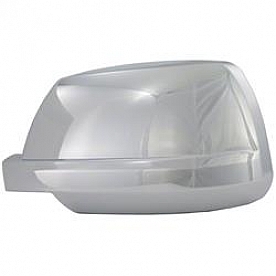 Coast To Coast Exterior Mirror Cover Driver And Passenger Side Silver ABS Plastic Set Of 2 - CCIMC67406