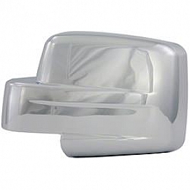 Coast To Coast Exterior Mirror Cover Driver And Passenger Side Silver ABS Plastic Set Of 2 - CCIMC67424