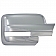 Coast To Coast Exterior Mirror Cover Driver And Passenger Side Silver ABS Plastic Set Of 2 - CCIMC67441